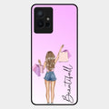 Girl With Bag Glass Case Cover For Iqoo Z6 5G