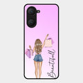 Girl With Bag Glass Case Cover For Iqoo Z9 Lite 5G