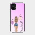 Girl With Bag Glass Case Cover For Nothing Phone 1