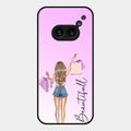 Girl With Bag Glass Case Cover For Nothing Phone 2A 5G