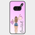 Girl With Bag Glass Case Cover For Nothing Phone 2A Plus