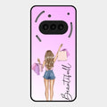 Girl With Bag Glass Case Cover For Nothing Phone 3A 5G
