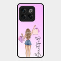 Girl With Bag Glass Case Cover For Oneplus 10T 5G