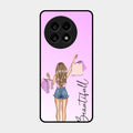 Girl With Bag Glass Case Cover For Oneplus 13R 5G
