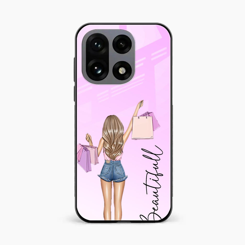 Girl With Bag Glass Case Cover For OnePlus 15 5G