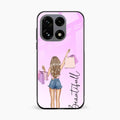 Girl With Bag Glass Case Cover For OnePlus 15 5G