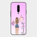 Girl With Bag Glass Case Cover For Oneplus 7 Pro