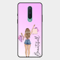 Girl With Bag Glass Case Cover For Oneplus 8