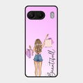 Girl With Bag Glass Case Cover For Oneplus Nord 4 5G
