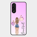 Girl With Bag Glass Case Cover For Oneplus Nord 5 5G