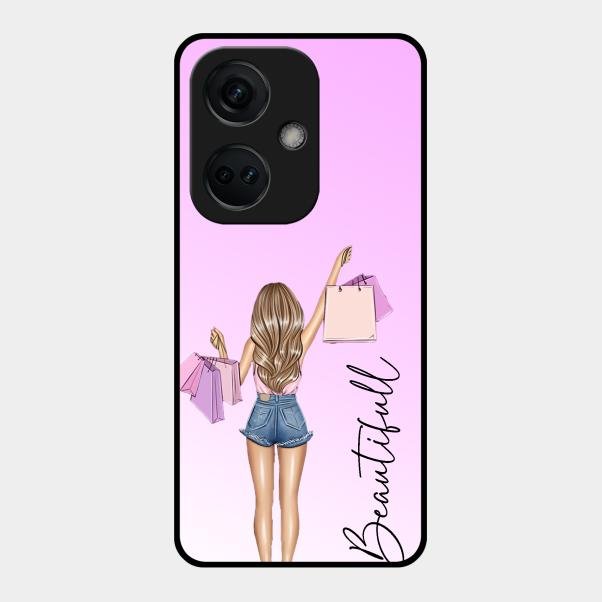 Girl With Bag Glass Case Cover For Oneplus Nord Ce 3 5G