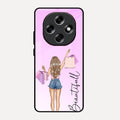 Girl With Bag Glass Case Cover For Oppo F31 Pro 5G