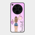 Girl With Bag Glass Case Cover For Oppo Find X8 Pro 5G