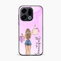 Girl With Bag Glass Case Cover For Oppo Find X9 5G
