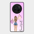 Girl With Bag Glass Case Cover For Realme 12 Pro 5G