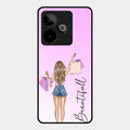 Girl With Bag Glass Case Cover For Realme Gt 7T 5G