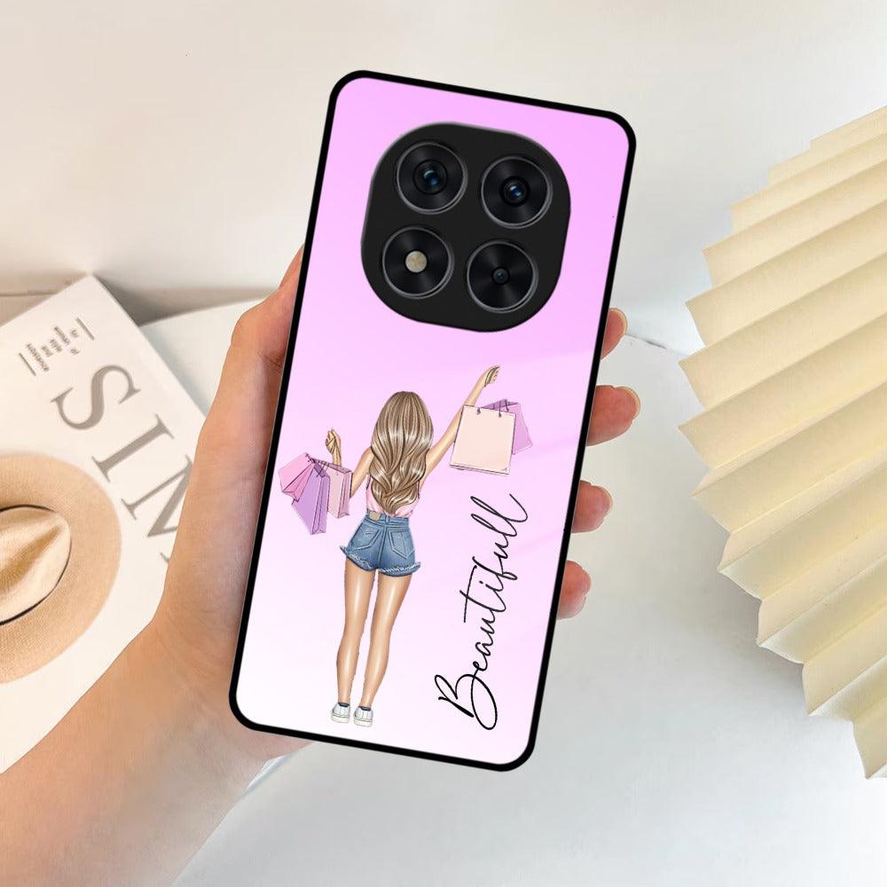 White Panda Glass Case Cover For Poco