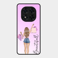 Girl With Bag Glass Case Cover For Redmi Note 15 Pro Plus 5G