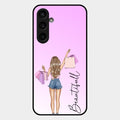 Girl With Bag Glass Case Cover For Samsung Galaxy S23 Fe 5G