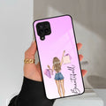 Girl With Bag Glass Case Cover For Samsung Galaxy A42 5G