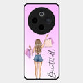 Girl With Bag Glass Case Cover For Vivo T4 5G