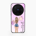 Girl With Bag Glass Case Cover For Vivo X300 Pro 5G