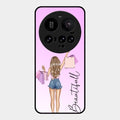 Girl With Bag Glass Case Cover For Xiaomi 15 Ultra 5G