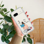 Girl with Book Customize Anti Yellow Case For Google Pixel 8a 5G