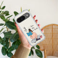 Girl with Book Customize Anti Yellow Case For Google Pixel 9