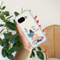 Girl with Book Customize Transparent Silicon Case For Google Pixel 10a 5G