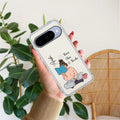 Girl with Book Customize Transparent Silicon Case For Google Pixel 10