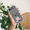 Girl with Book Customize Transparent Silicon Case For iPhone Air