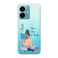 Girl with Book Customize Transparent Silicon Case For iQOO Z6 Lite 5G