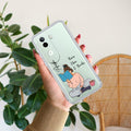 Girl with Book Customize Transparent Silicon Case For iQOO Z9s 5G