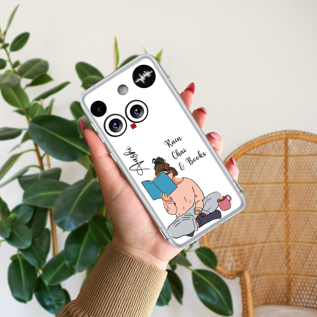 Girl with Book Customize Anti Yellow Case For Nothing Phone 3