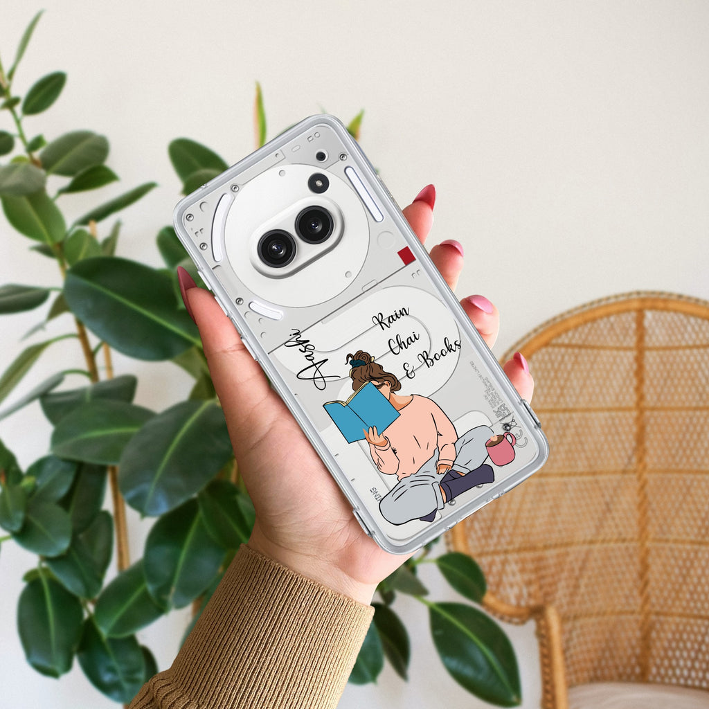 Girl with Book Customize Anti Yellow Case For Nothing Phone 2a 5G