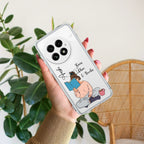 Girl with Book Customize Transparent Silicon Case For OnePlus Nord 2 5G