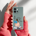 Girl with Book Customize Anti Yellow Case For OnePlus 13s 5G