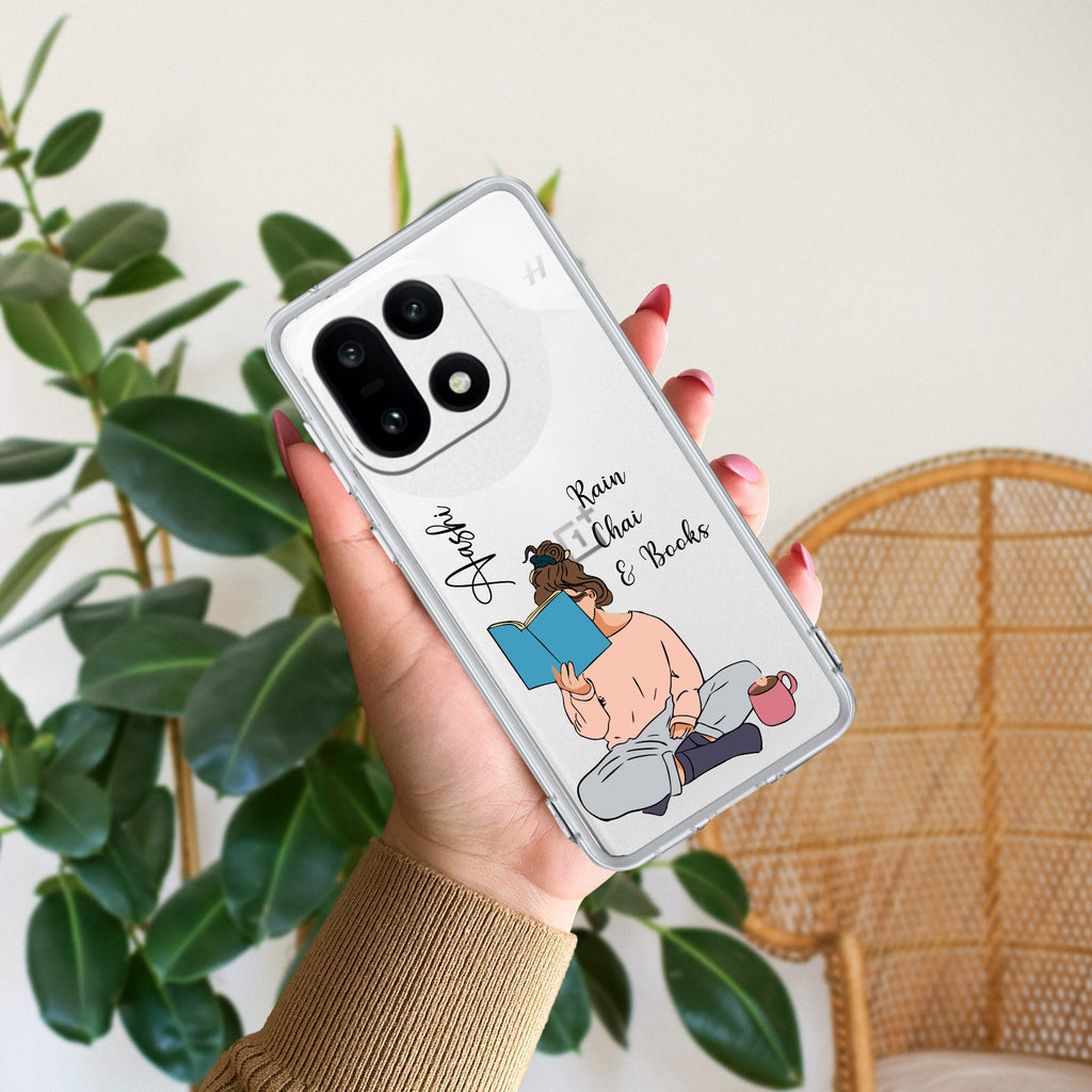 Girl with Book Customize Anti Yellow Case For OnePlus 15 5G