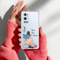 Girl with Book Customize Transparent Silicon Case For OnePlus 9 Pro
