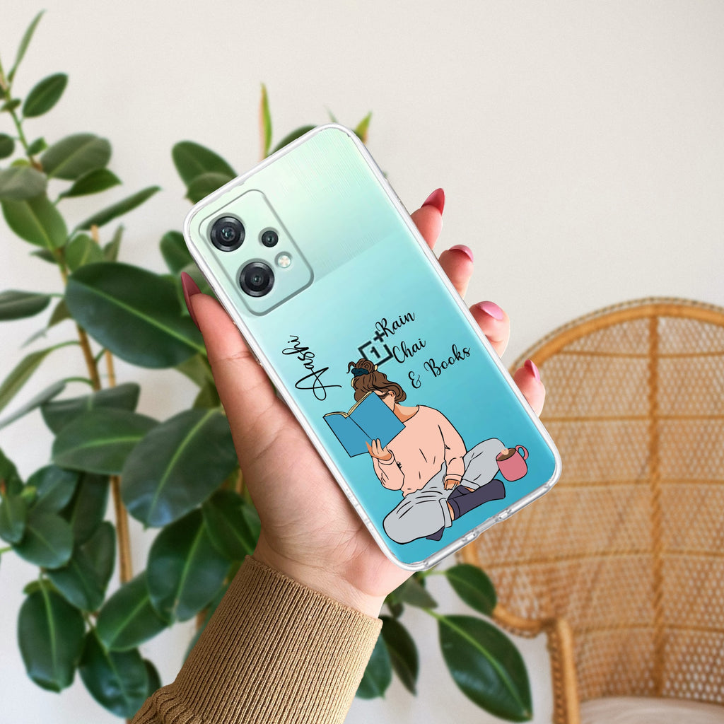 Girl with Book Customize Anti Yellow Case For OnePlus Nord CE 2 Lite