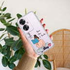 Girl with Book Customize Anti Yellow Case For Oppo F25 Pro 5G