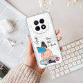 Girl with Book Customize Anti Yellow Case For Oppo F29 Pro 5G