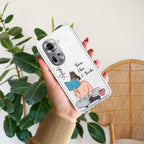Girl with Book Customize Anti Yellow Case For Oppo Reno 11 5G