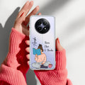 Girl with Book Customize Transparent Silicon Case For Realme Narzo 80 Lite 5G