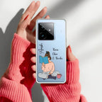 Girl with Book Customize Transparent Silicon Case For Realme GT 7 5G
