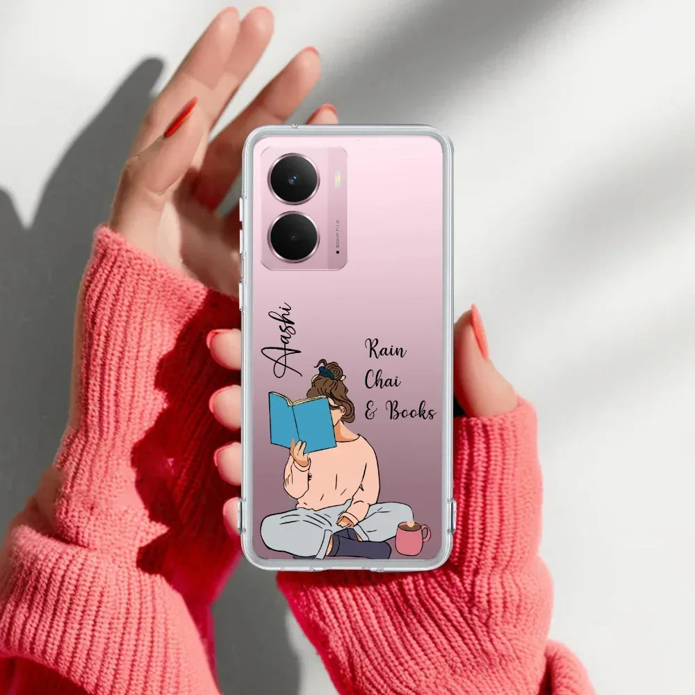 Girl with Book Customize Anti Yelllow Case For Realme P3 5G
