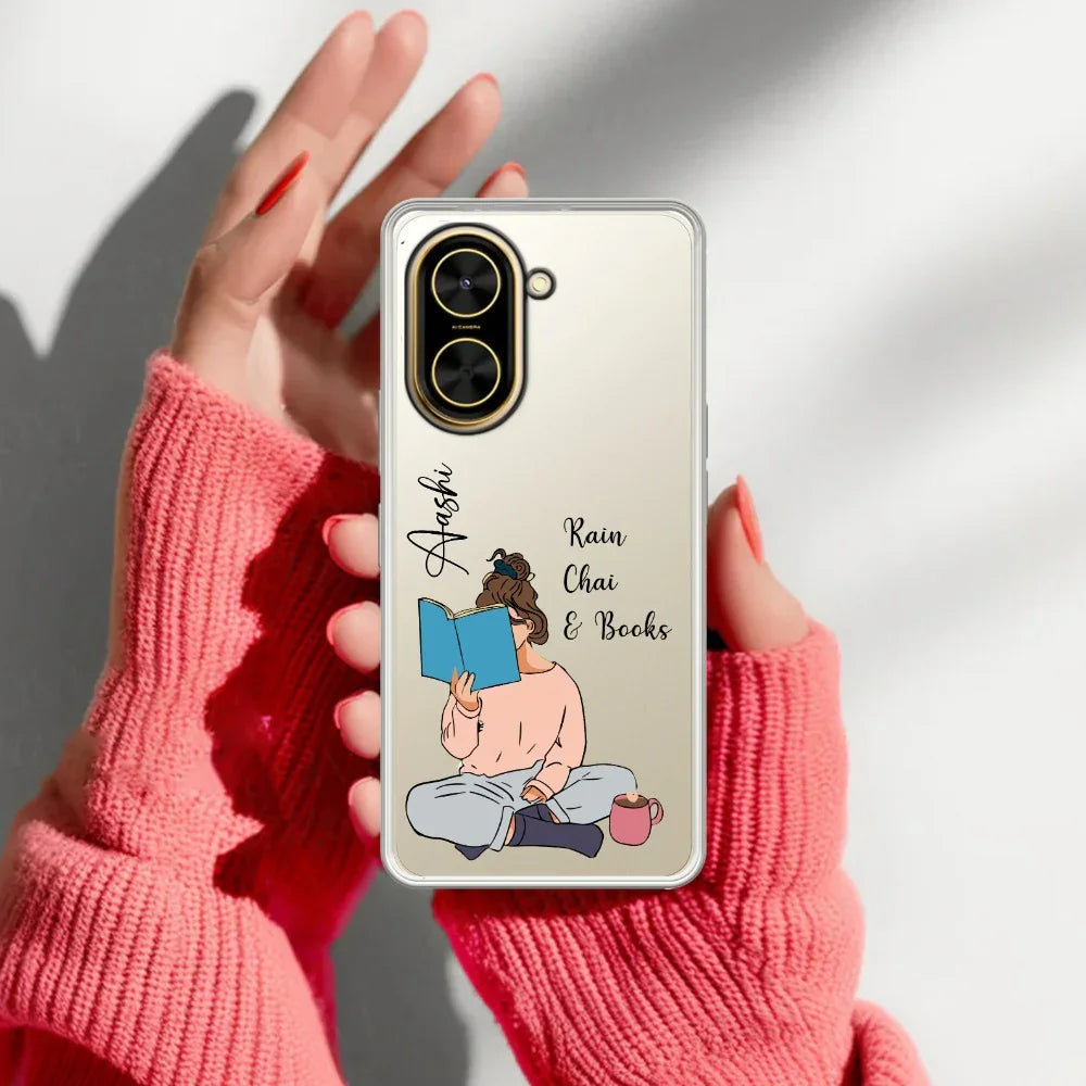 Girl with Book Customize Transparent Silicon Case For Redmi/Xiaomi - ShopOnCliQ