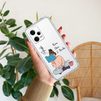 Girl with Book Customize Transparent Silicon Case For Redmi 13C 5G