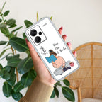 Girl with Book Customize Transparent Silicon Case For Xiaomi 14 5G